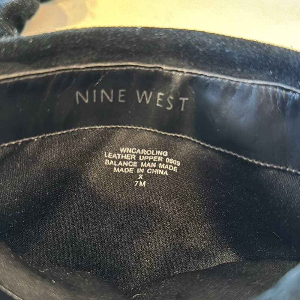 Nine West Black Heeled Boots - Picture 9 of 9